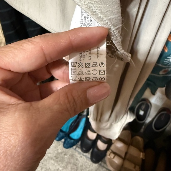 Zara Side Zip Long Sleeved Crop Top With Ruching - Picture 7 of 7